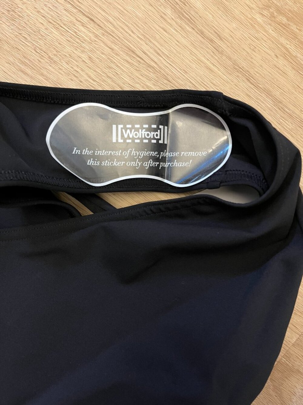 $465 NWT Wolford Mat de Luxe Swim Forming Body NWT Black Medium C Cup One Piece - Picture 2 of 14